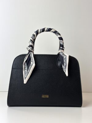 Torebka kuferek z apaszką COVERI COLLECTION czarna