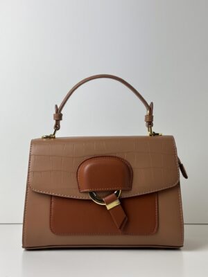 Torebka kuferek z klapką REGINA SCHRECKER khaki