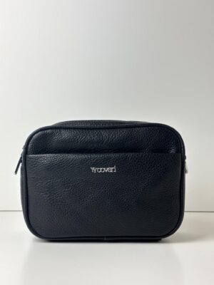 Torebka listonoszka dwukomorowa YY COVERI czarna