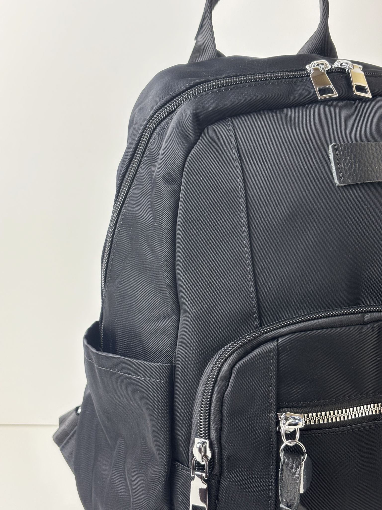 Lekki plecak ortalionowy na co dzień Gigi Bags czarny - obrazek 3